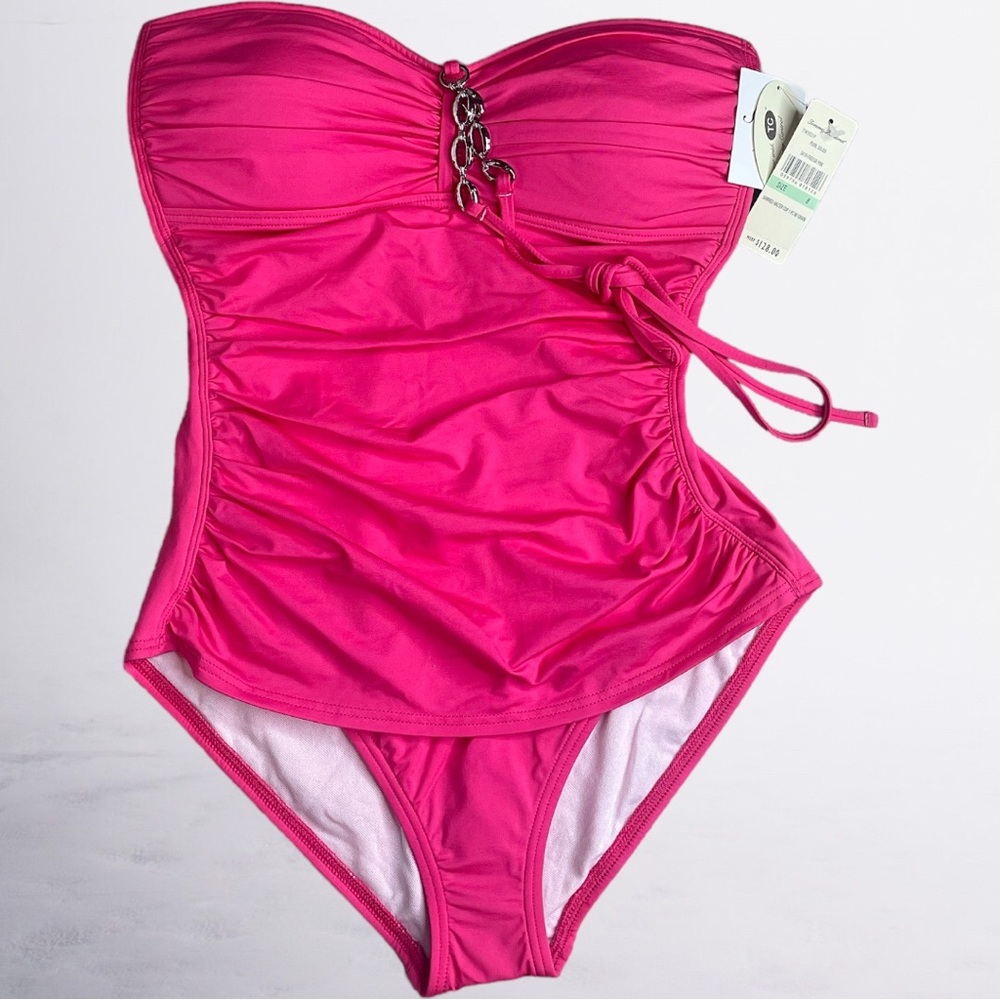 Brand New Y2K Pink Tommy Bahama One Piece Bathing Suit 🩷